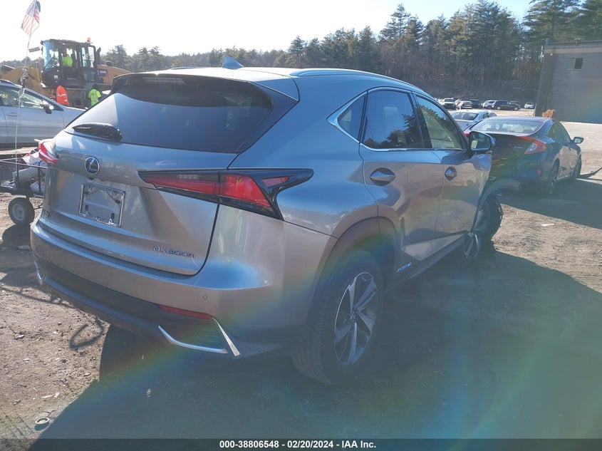 VIN JTJBJRBZ4K2109569 2019 LEXUS NX 300H