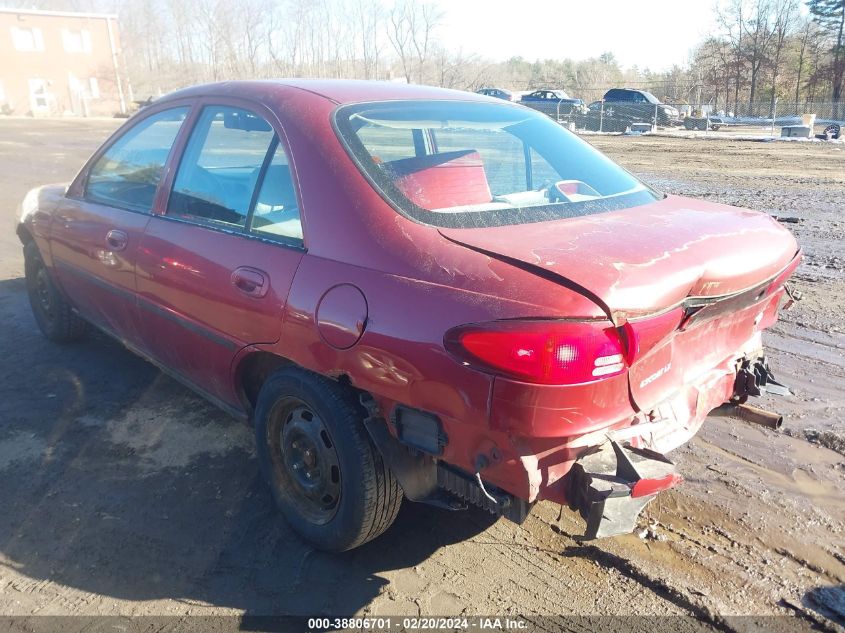 1999 Ford Escort Lx VIN: 1FAFP10P1XW225906 Lot: 38806701