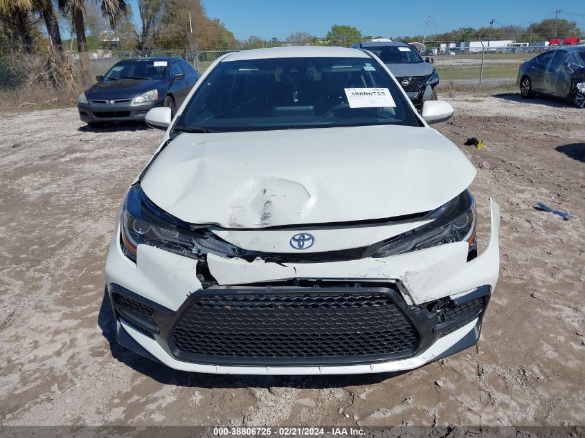 2021 Toyota Corolla Se VIN: JTDS4MCE2MJ056145 Lot: 38806725