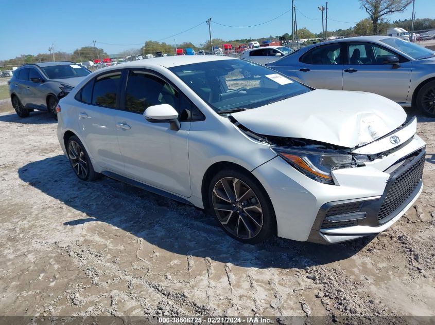 2021 Toyota Corolla Se VIN: JTDS4MCE2MJ056145 Lot: 38806725