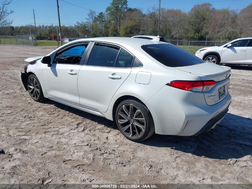 2021 Toyota Corolla Se VIN: JTDS4MCE2MJ056145 Lot: 38806725