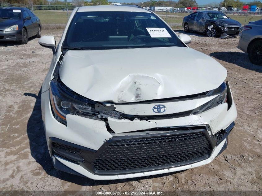 2021 Toyota Corolla Se VIN: JTDS4MCE2MJ056145 Lot: 38806725