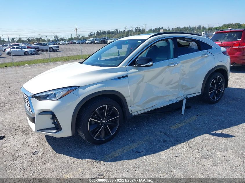 2022 Infiniti Qx55 Luxe Awd VIN: 3PCAJ5J33NF101033 Lot: 38806896