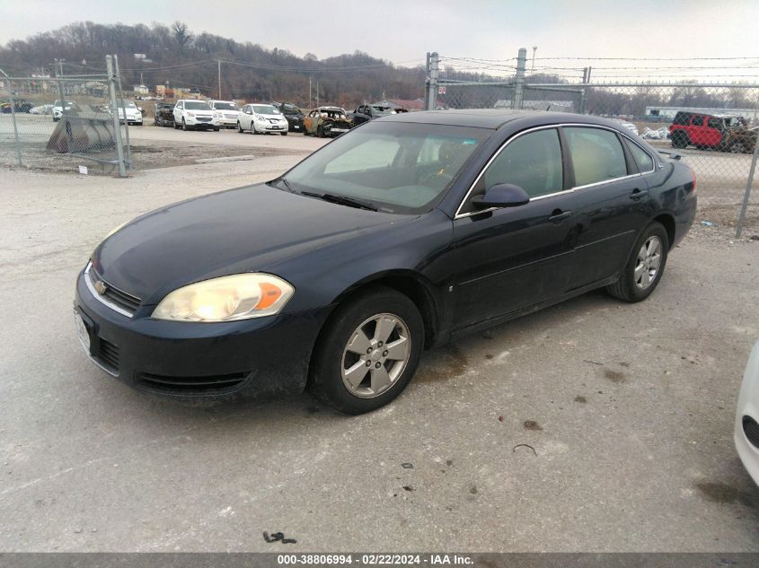 2008 Chevrolet Impala Lt VIN: 2G1WT58N281360037 Lot: 40651554