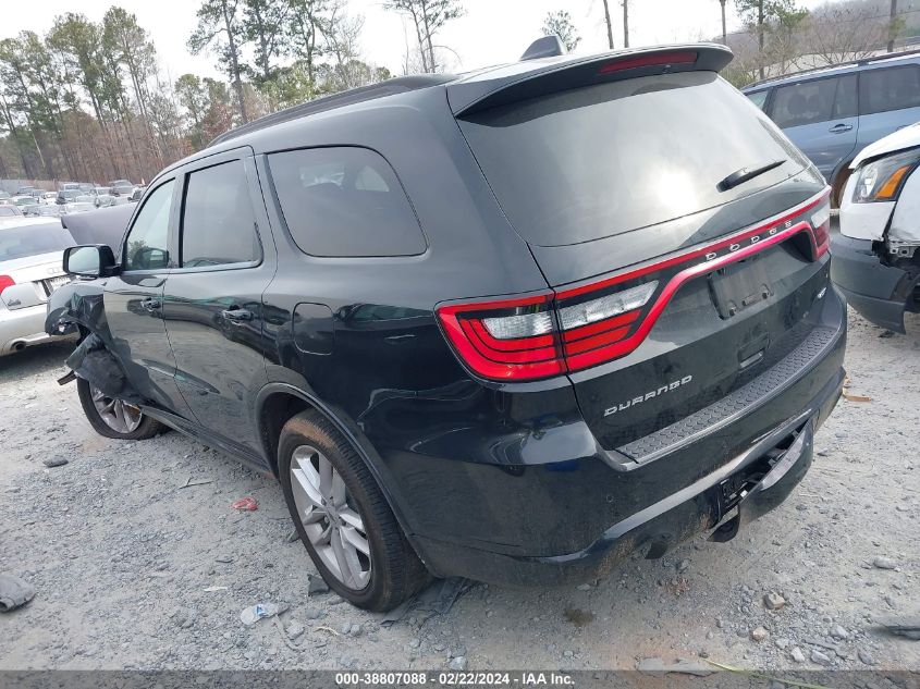 2023 Dodge Durango Gt Plus Rwd VIN: 1C4RDHDG6PC596340 Lot: 38807088