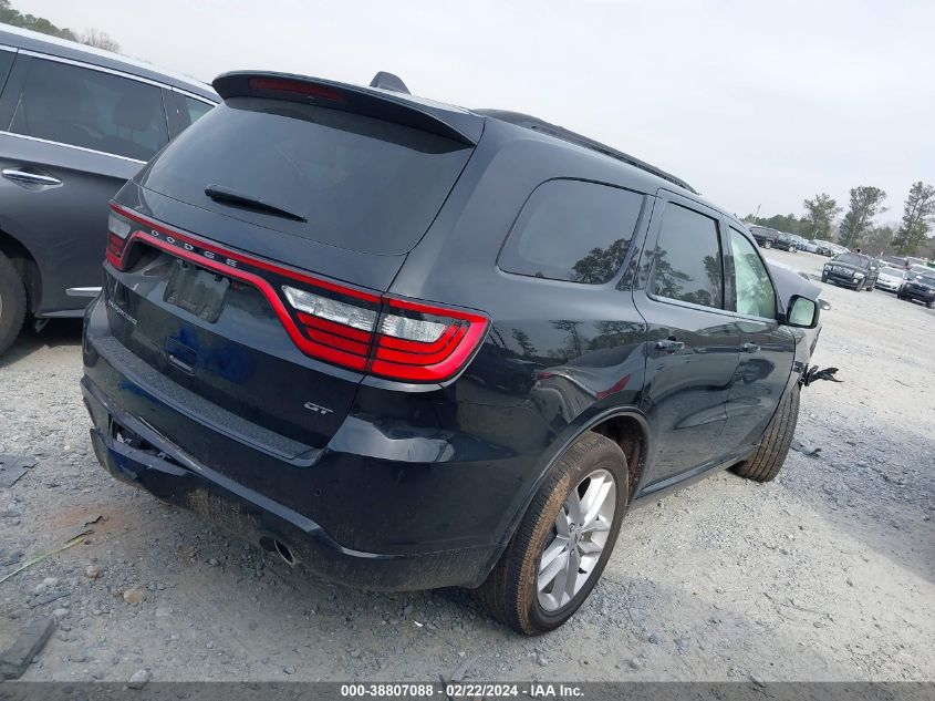 2023 Dodge Durango Gt Plus Rwd VIN: 1C4RDHDG6PC596340 Lot: 38807088