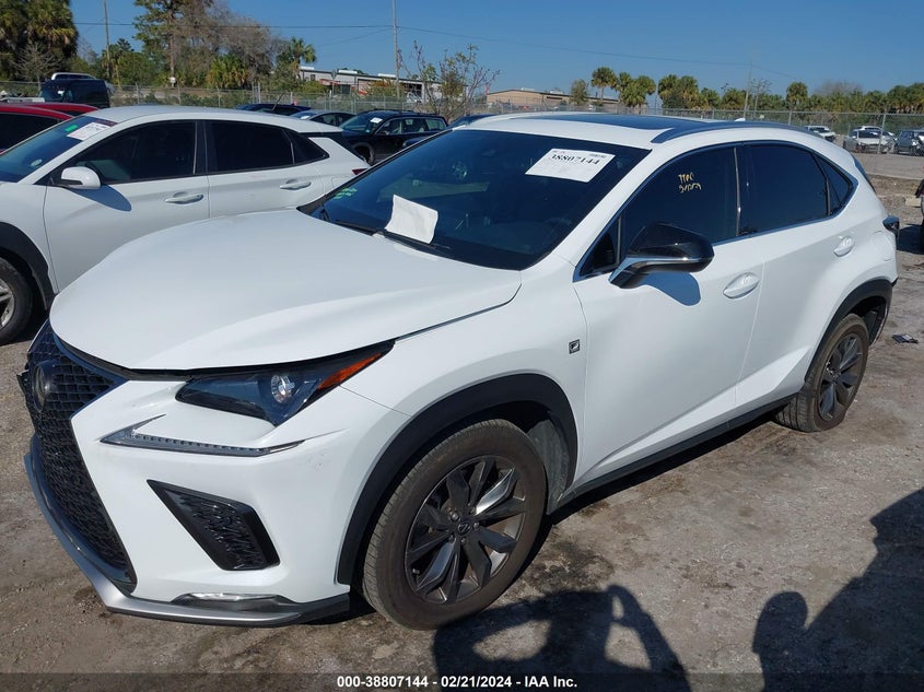 2021 LEXUS NX 300 2.0L I-4 DI, DOHC, V(VIN: JTJSARBZ8M2203117