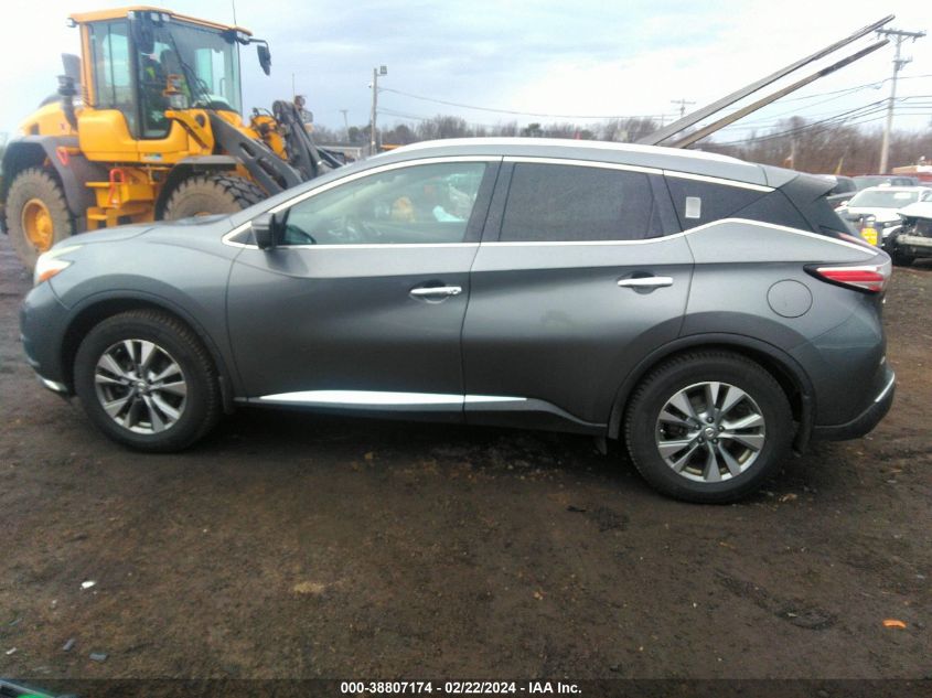 2015 Nissan Murano Sl VIN: 5N1AZ2MH8FN227451 Lot: 38807174