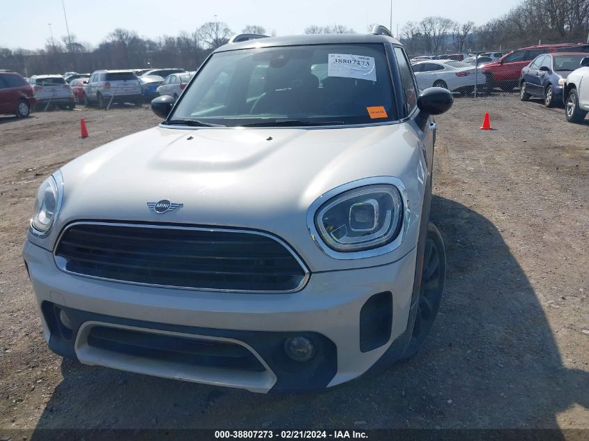 2021 Mini Countryman Oxford Edition VIN: WMZ23BR04M3M79753 Lot: 38807273