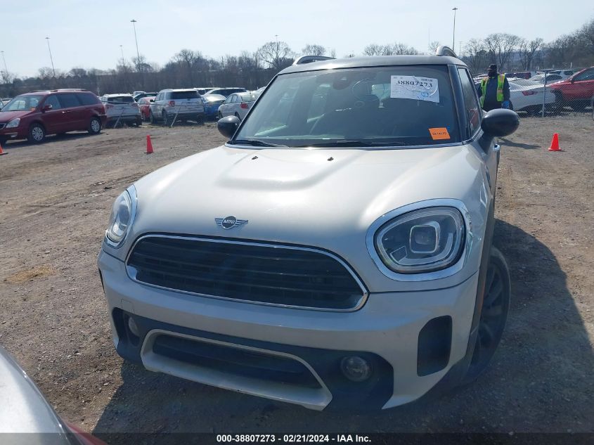 2021 Mini Countryman Oxford Edition VIN: WMZ23BR04M3M79753 Lot: 38807273