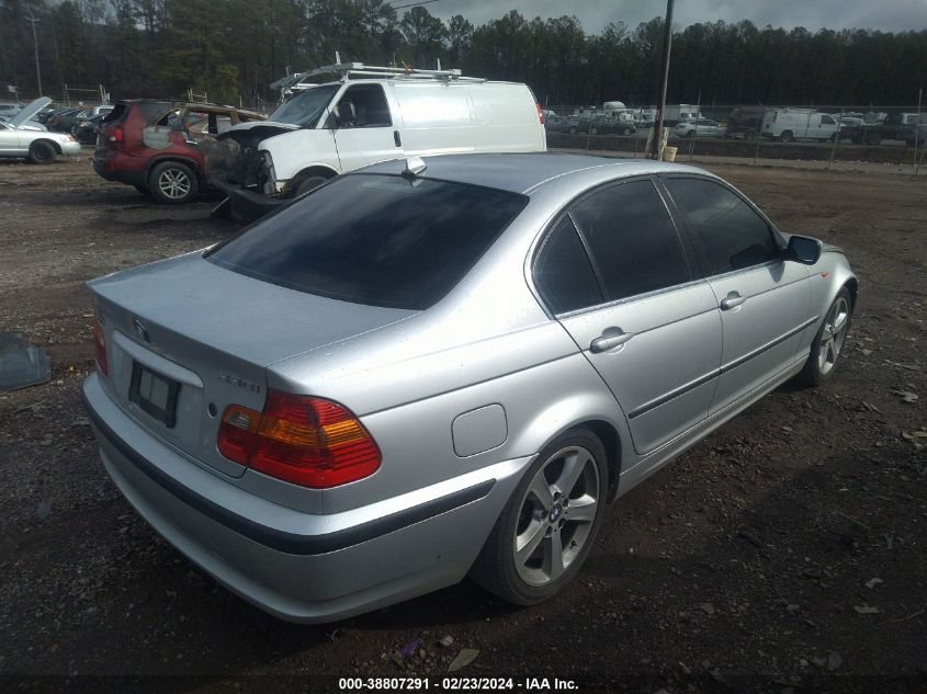 2005 BMW 330I VIN: WBAEV53485KM41144 Lot: 38807291