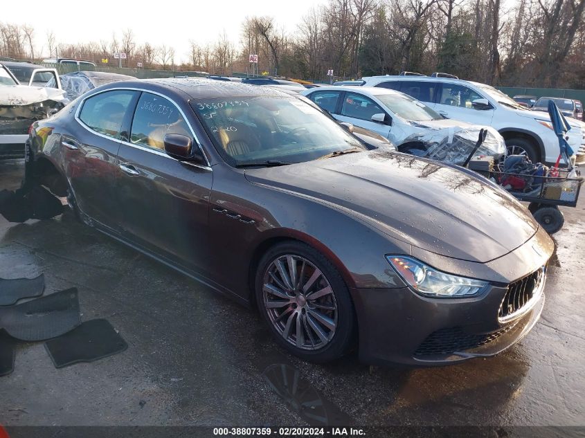 2015 Maserati Ghibli S Q4 VIN: ZAM57RTA5F1159024 Lot: 38807359