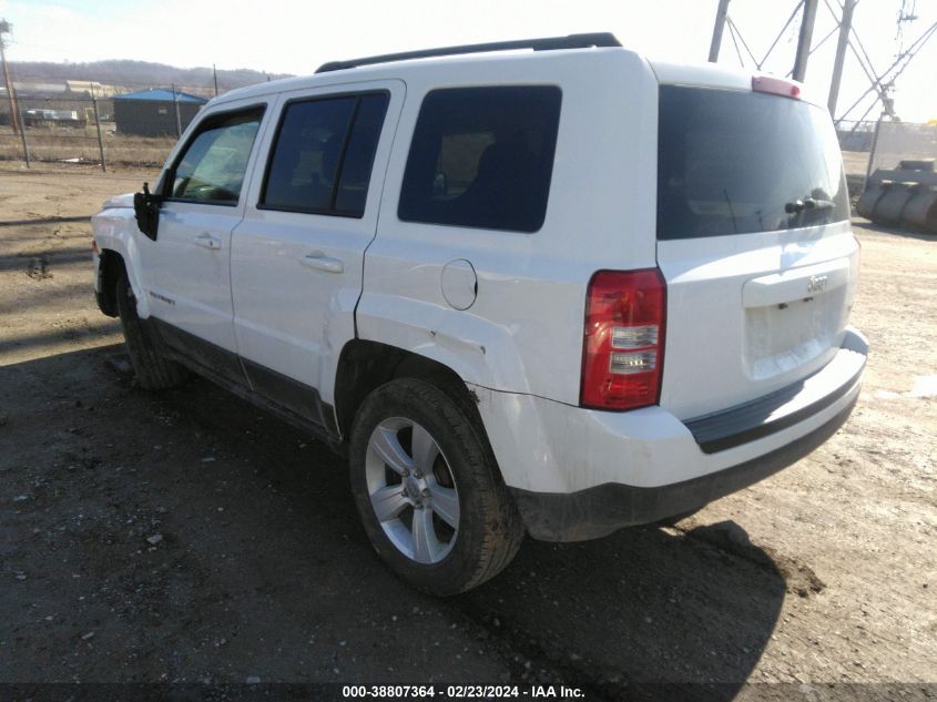 2017 Jeep Patriot Latitude Fwd VIN: 1C4NJPFA7HD161350 Lot: 38807364