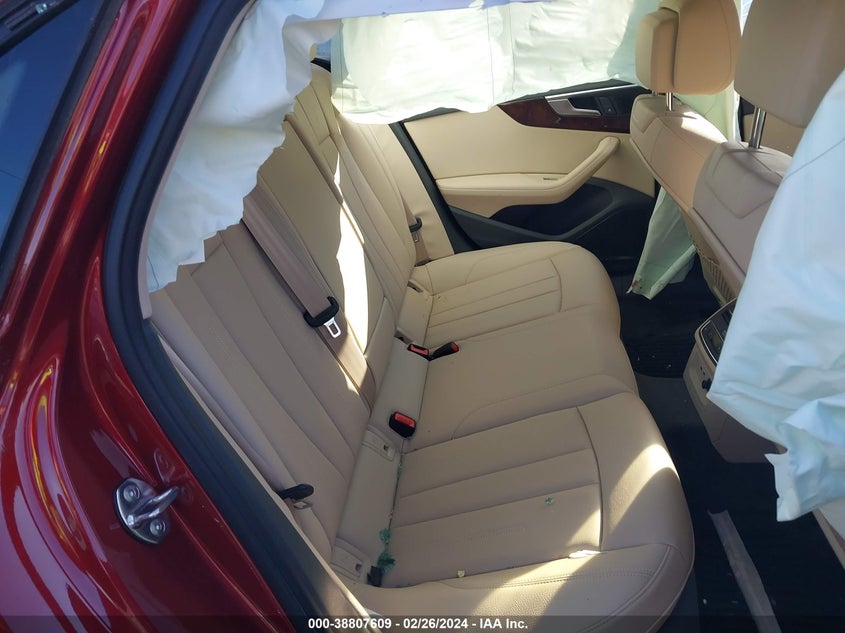 VIN WAUENAF49KA114337 2019 AUDI A4 45 PREMIUM