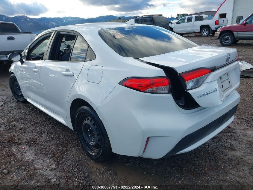 2020 Toyota Corolla Le VIN: JTDEPRAE9LJ096239 Lot: 38807753