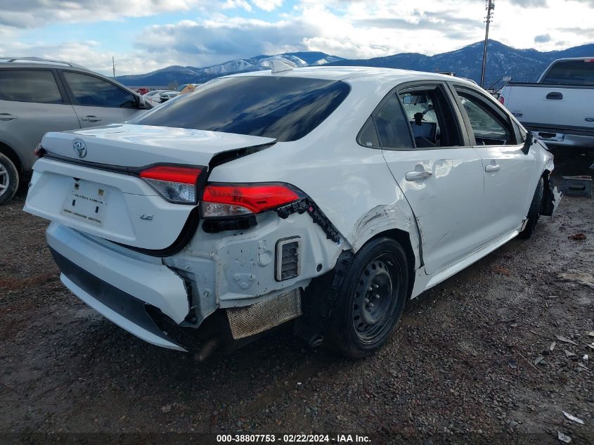 2020 Toyota Corolla Le VIN: JTDEPRAE9LJ096239 Lot: 38807753