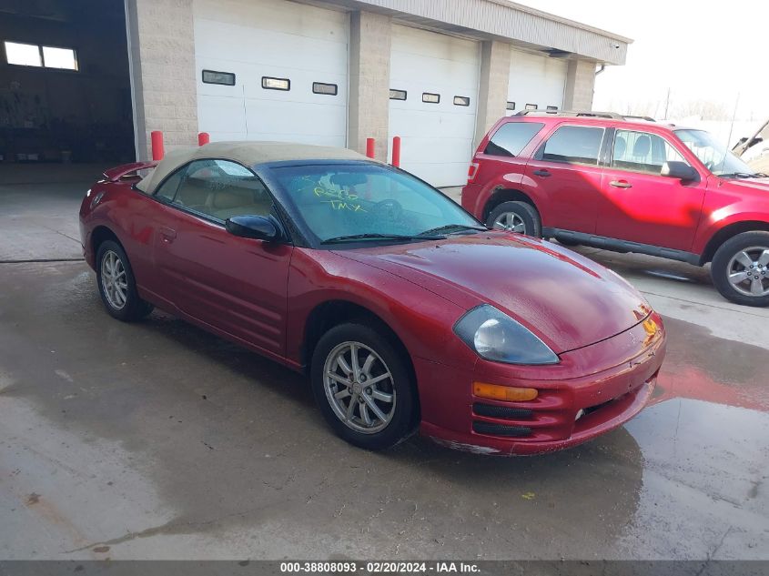 4A3AE45G21E206747 MITSUBISHI ECLIPSE SPYDER Photo 1