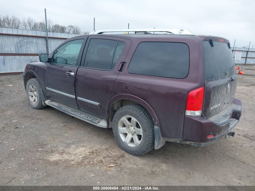 2014 Nissan Armada Sl VIN: 5N1BA0ND1EN607614 Lot: 38808454