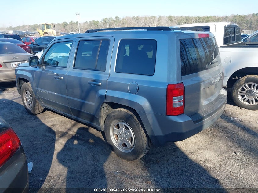 2016 JEEP PATRIOT SPORT - 1C4NJPBA8GD735474