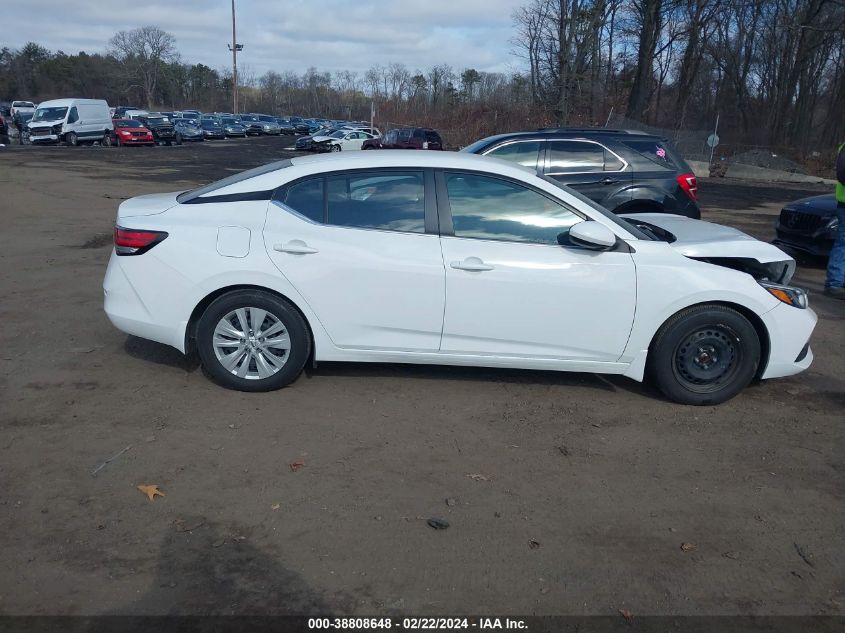 2020 Nissan Sentra S Xtronic Cvt VIN: 3N1AB8BV6LY262950 Lot: 38808648