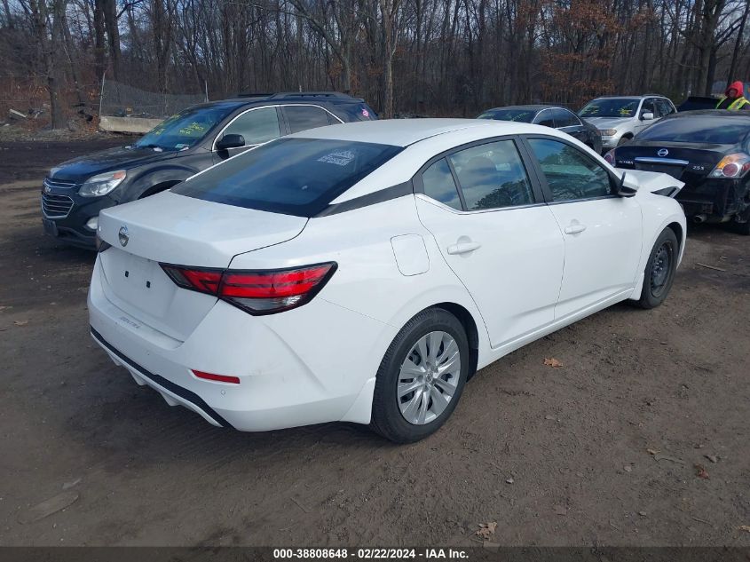 2020 Nissan Sentra S Xtronic Cvt VIN: 3N1AB8BV6LY262950 Lot: 38808648