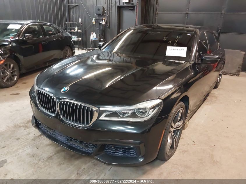 2017 BMW 750I VIN: WBA7F0C33HGM21729 Lot: 38808777