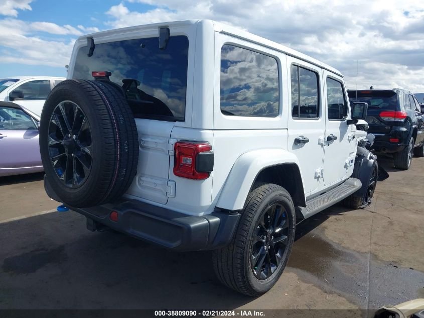 2022 Jeep Wrangler 4Xe Unlimited Sahara 4X4 VIN: 1C4JJXP62NW170059 Lot: 39135425