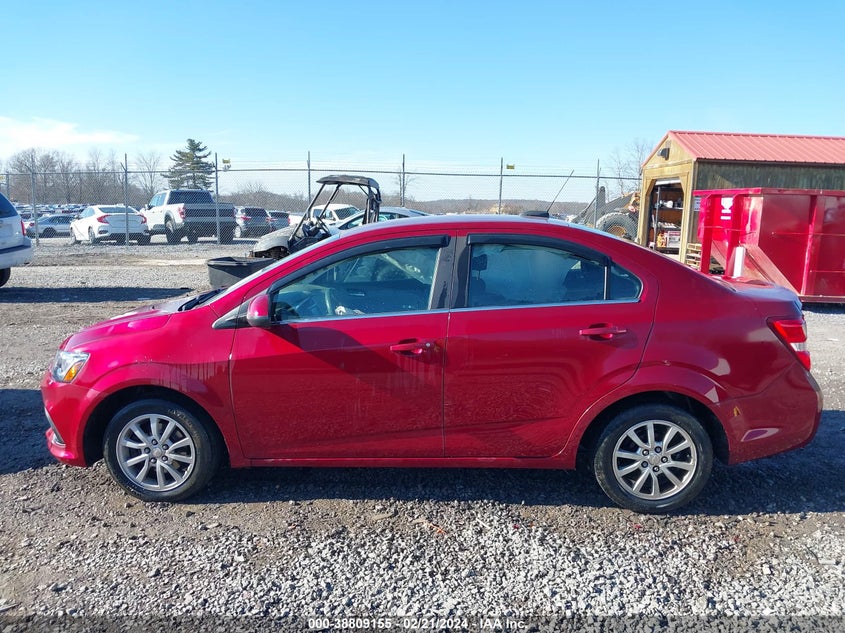 2017 CHEVROLET SONIC LT AUTO - 1G1JD5SHXH4100385