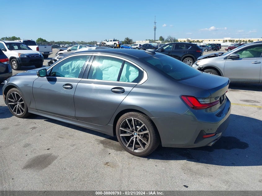 2022 BMW 330I 2.0L I-4 DI, DOHC, V(VIN: 3MW5R1J01N8C71854