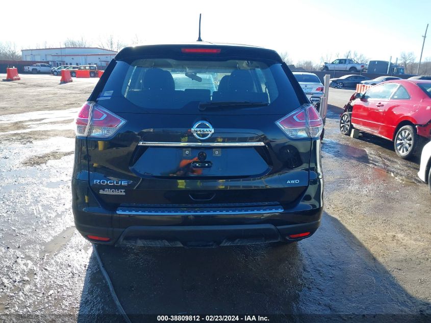 2015 Nissan Rogue S VIN: KNMAT2MV2FP540611 Lot: 38809812