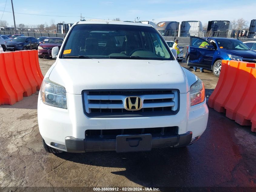 2006 Honda Pilot Ex-L VIN: 5FNYF28546B027337 Lot: 38809912