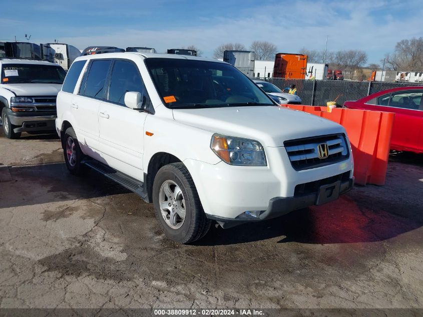 2006 Honda Pilot Ex-L VIN: 5FNYF28546B027337 Lot: 38809912