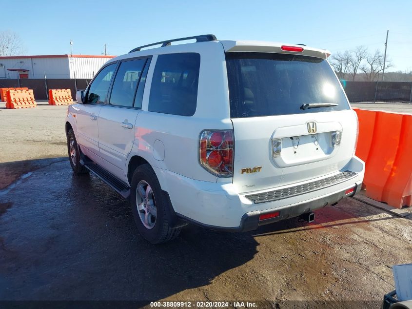 2006 Honda Pilot Ex-L VIN: 5FNYF28546B027337 Lot: 38809912