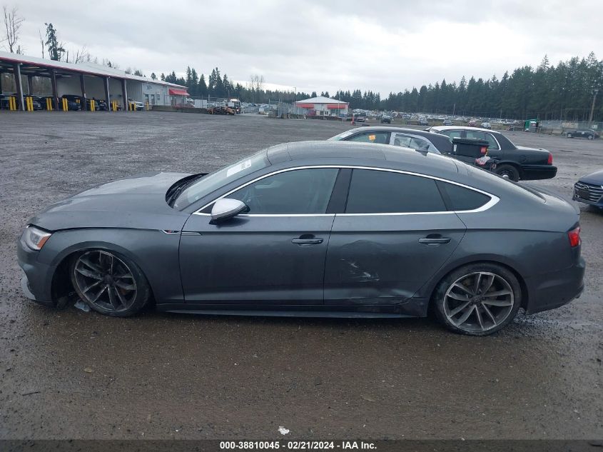 2018 Audi S5 3.0T Premium Plus VIN: WAUB4CF58JA046301 Lot: 38810045