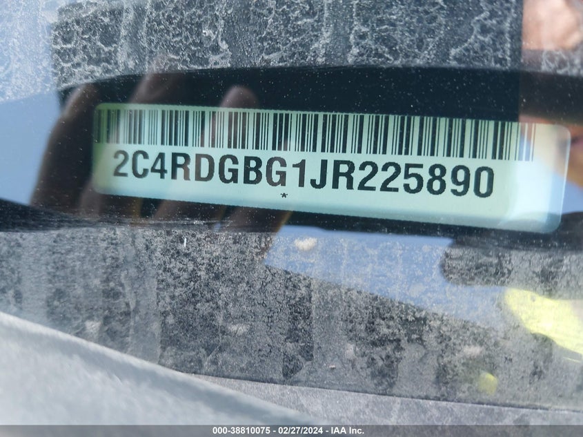 2018 DODGE GRAND CARAVAN SE - 2C4RDGBG1JR225890