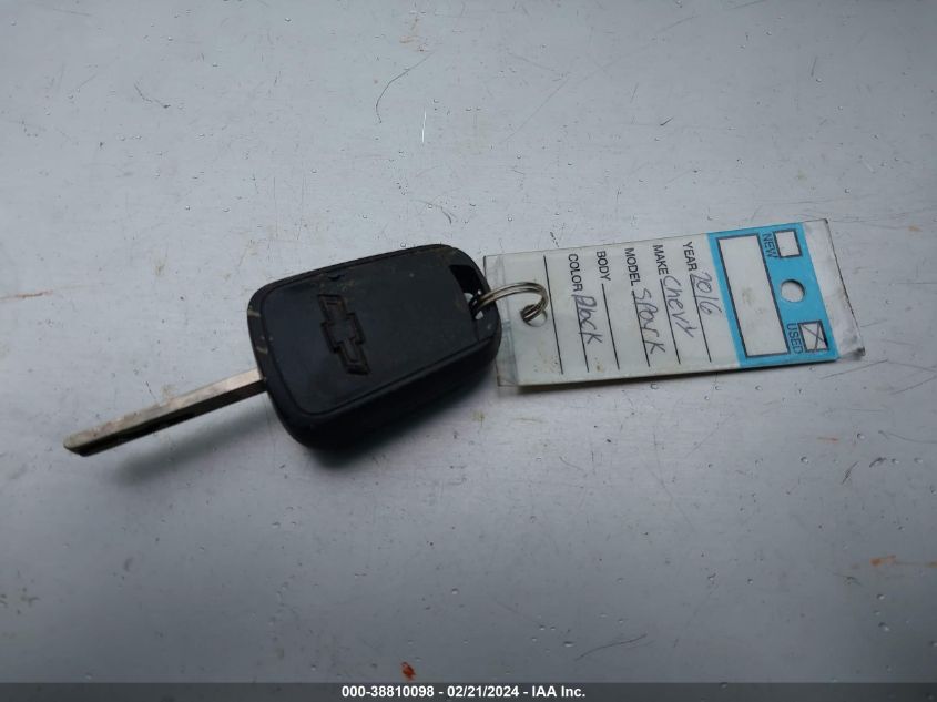 2017 CHEVROLET SPARK LS MANUAL - KL8CA6SA8HC755919