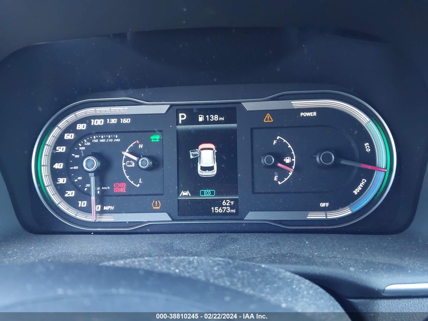 VIN KM8JBCA15NU072539 2022 HYUNDAI TUCSON HYBRID BLUE