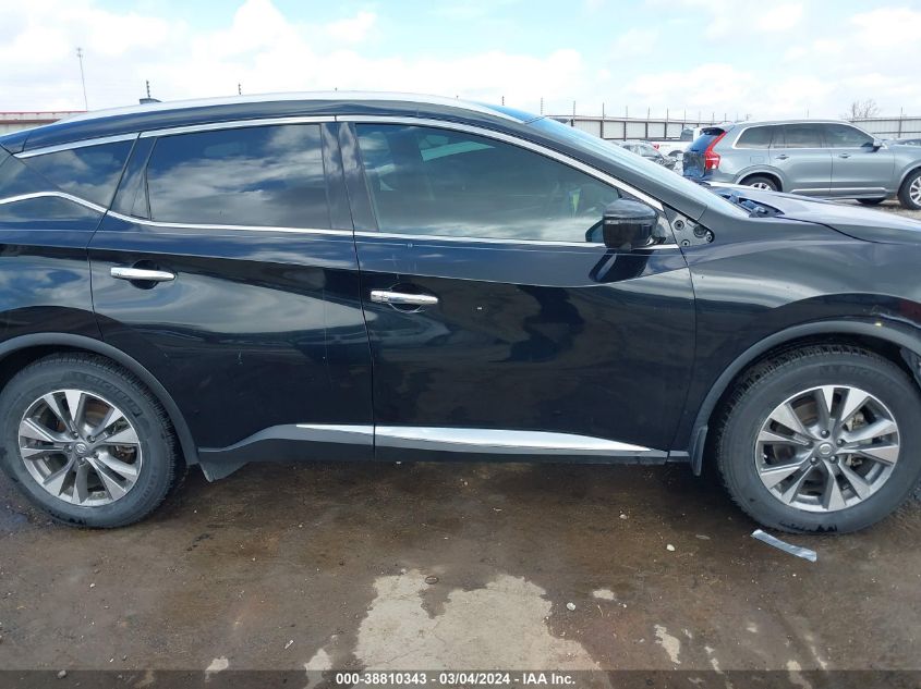 2017 Nissan Murano Sl VIN: 5N1AZ2MG7HN160531 Lot: 38810343