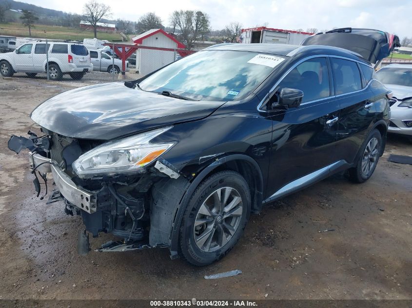 2017 Nissan Murano Sl VIN: 5N1AZ2MG7HN160531 Lot: 38810343