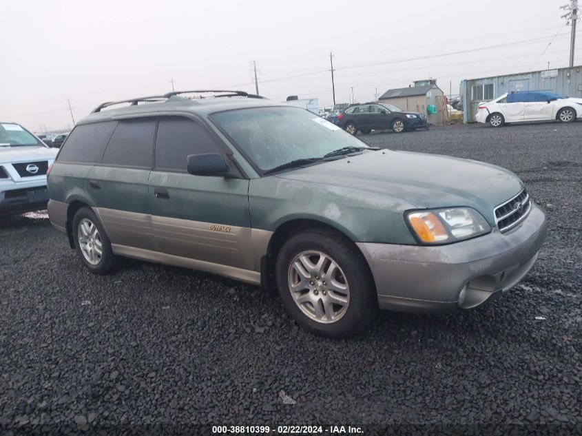 2002 Subaru Outback VIN: 4S3BH665126660300 Lot: 38810399