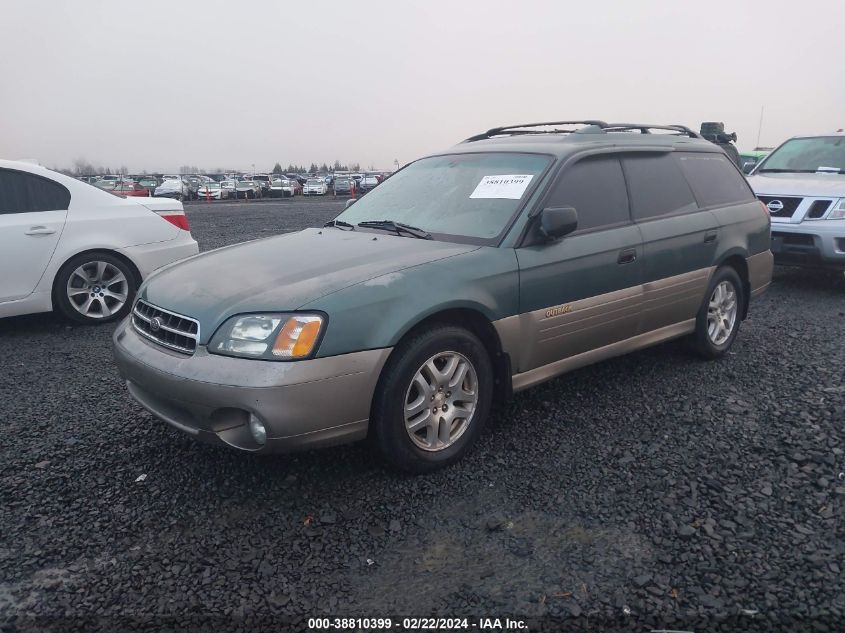 2002 Subaru Outback VIN: 4S3BH665126660300 Lot: 38810399