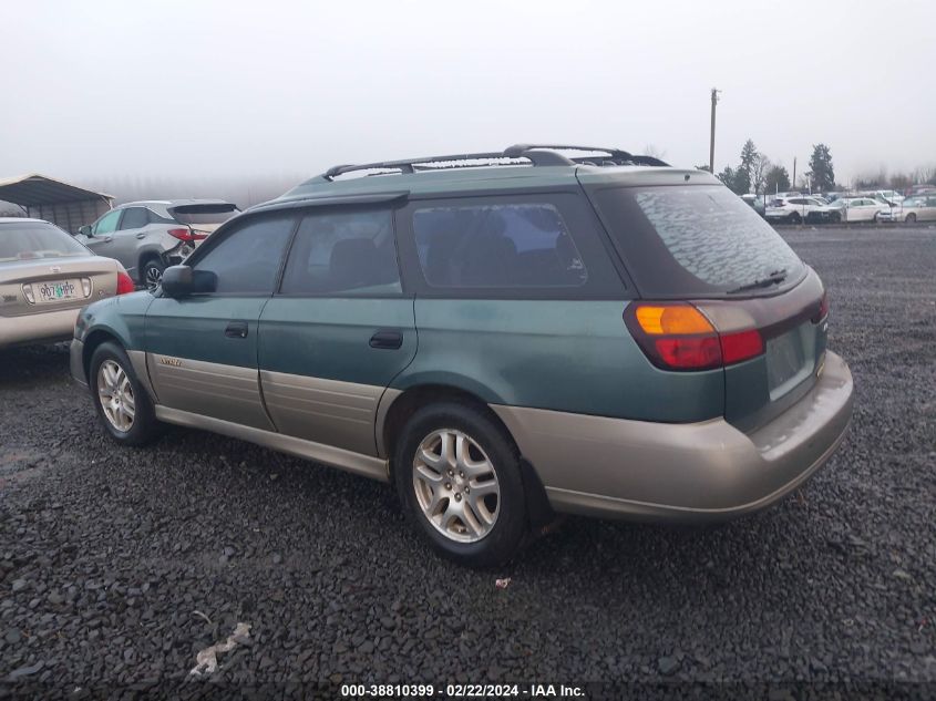 2002 Subaru Outback VIN: 4S3BH665126660300 Lot: 38810399