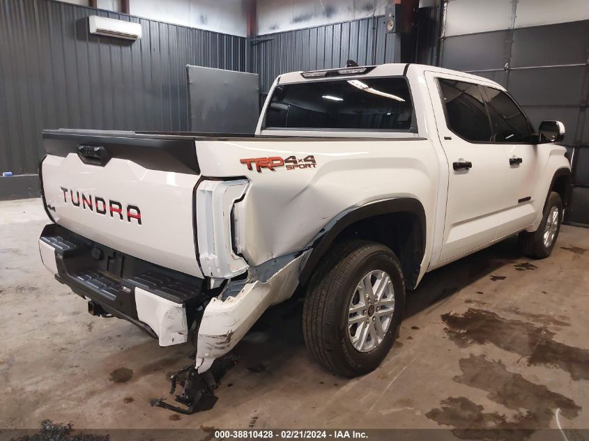 2022 Toyota Tundra Sr5 VIN: 5TFLA5DB2NX034703 Lot: 38810428