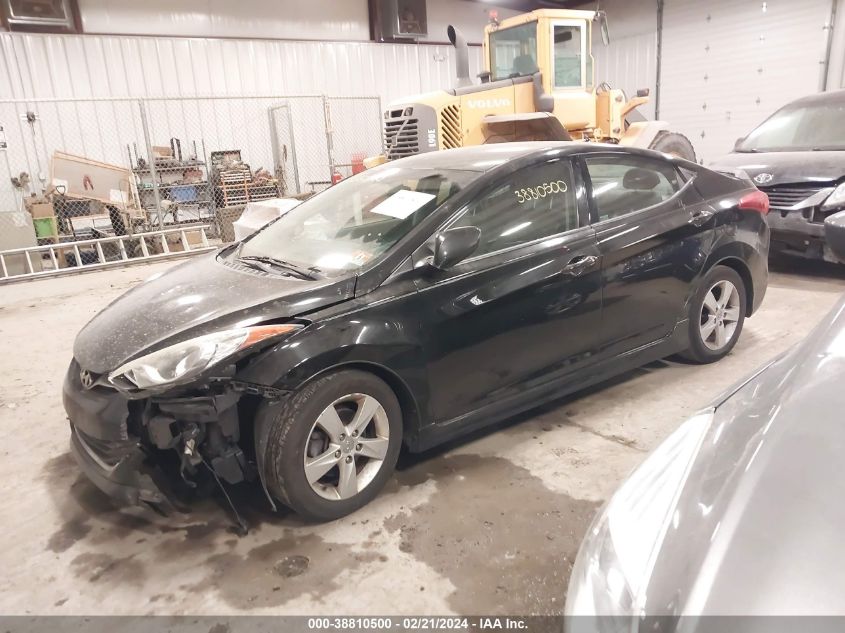 2013 Hyundai Elantra Gls VIN: 5NPDH4AE0DH284623 Lot: 38810500