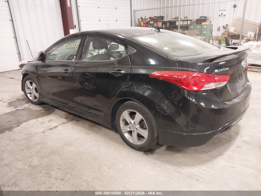 2013 Hyundai Elantra Gls VIN: 5NPDH4AE0DH284623 Lot: 38810500