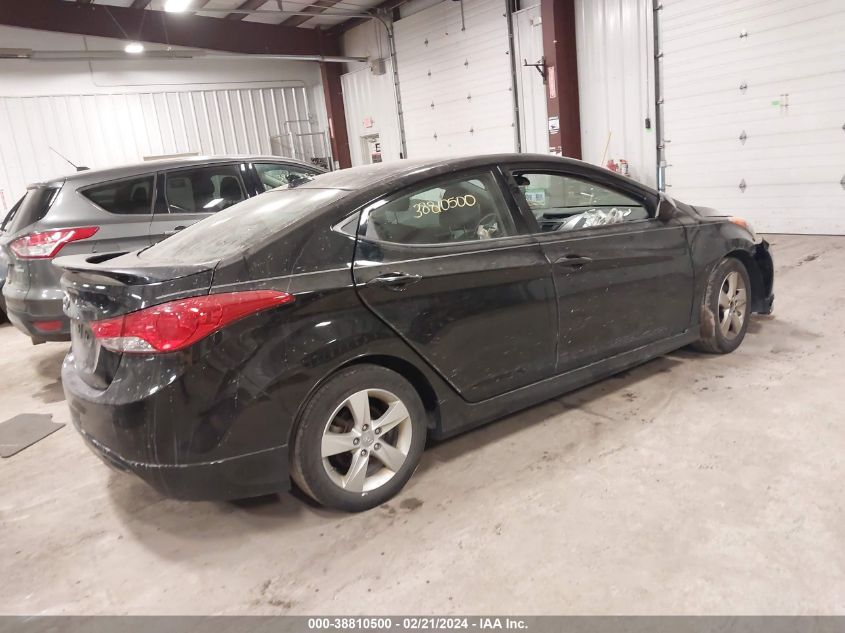 2013 Hyundai Elantra Gls VIN: 5NPDH4AE0DH284623 Lot: 38810500