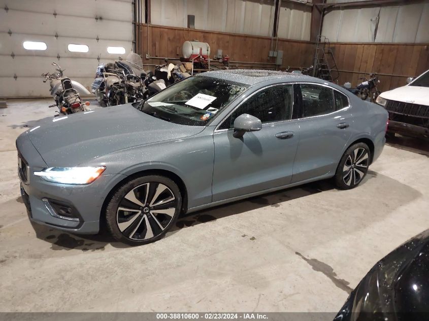 2023 Volvo S60 B5 Ultimate Bright Theme VIN: 7JRL12FA2PG225030 Lot: 38810600