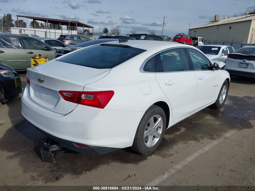2022 CHEVROLET MALIBU 1.5L I-4 DI, DOHC, V(VIN: 1G1ZB5ST1NF205443