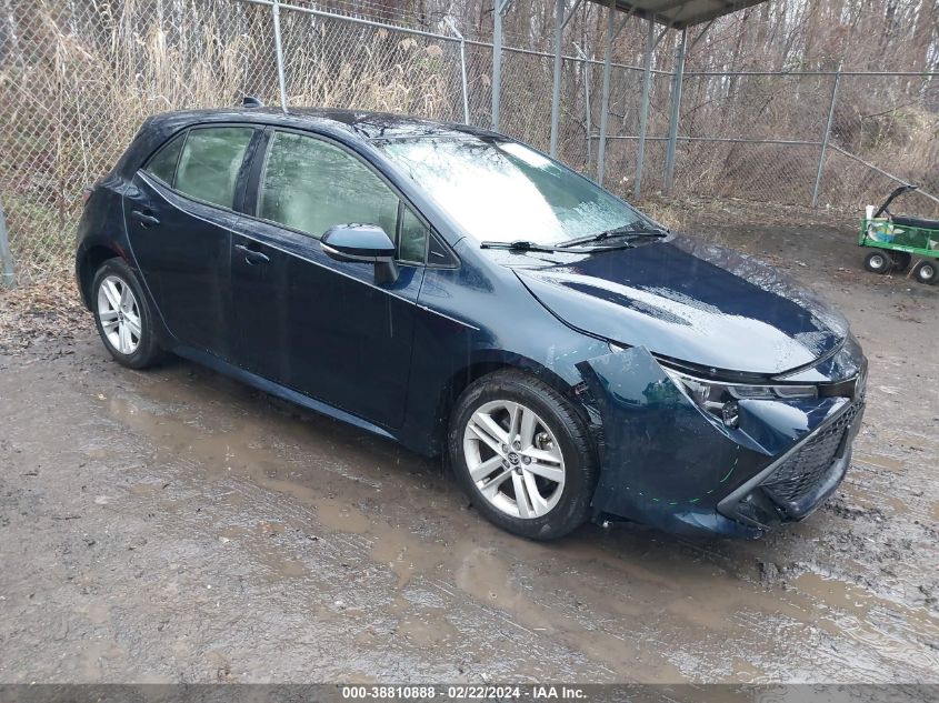 2022 Toyota Corolla Se VIN: JTND4MBE3N3161725 Lot: 38810888