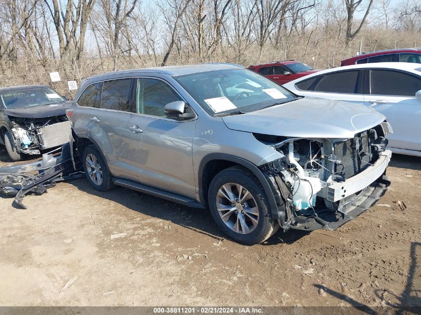 2014 TOYOTA HIGHLANDER XLE - 5TDKKRFH4ES023483